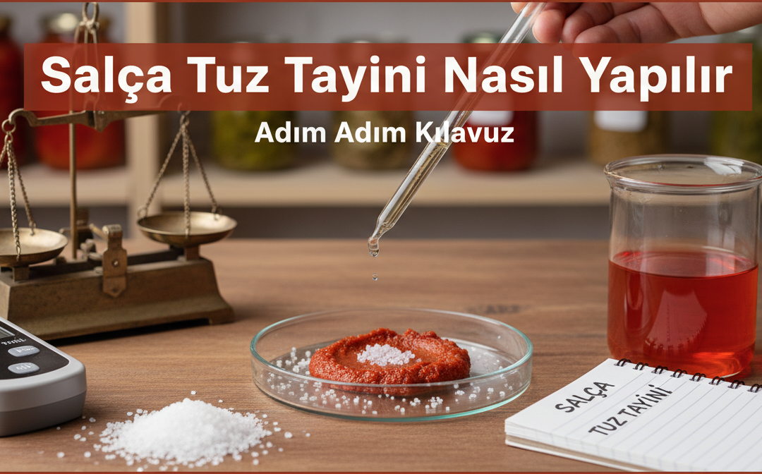 Salça Tuz Tayini Nasıl Yapılır